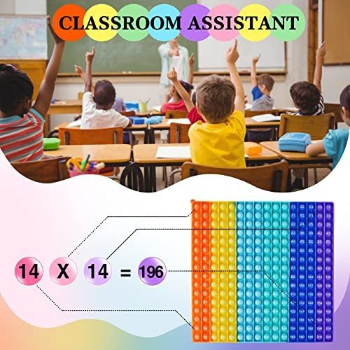 Imagen 4 de 8 de Nueva Mesa De Juego De Multiplicación Ak-ship Rainbow Squar