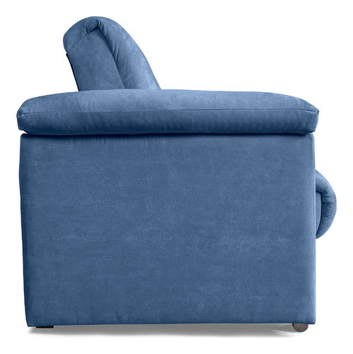 Sofa Cama Individual Plegable Sillon Moderno Mercury Cosmic Color Azul