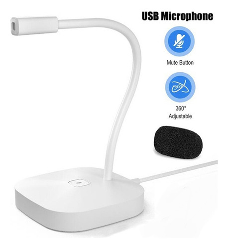 Microfone De Mesa Microfone Para Pc Microfone Usb Condensado