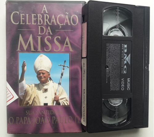 Fita Vhs Original A Celebração Da Missa - Papa João Paulo Ii