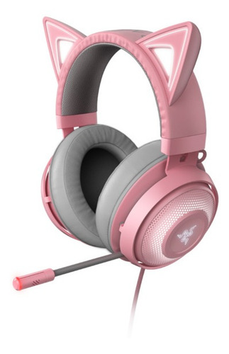 Headset Gamer Razer Kraken Kitty Chroma Quartz