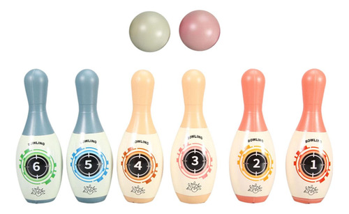 Juego De Bolos Para Niños, Bolos Y Bolas, Juguete