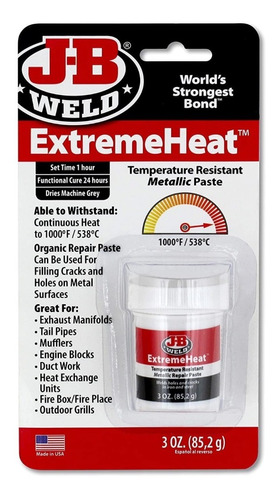 J-b Weld 37901 Extreme Heat High Temperature Resistant Metal