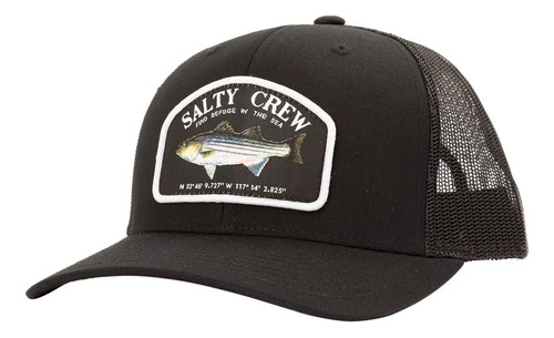 Salty Crew Striper Retro Trucker Negro Talla Única