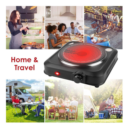 Quemador Infrarrojo De Encimera De Teqhome, Placa Caliente W