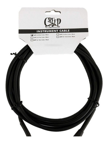 Creep Blaa-30blk Cable Pro Series 30ft Plug Angulo-angulo