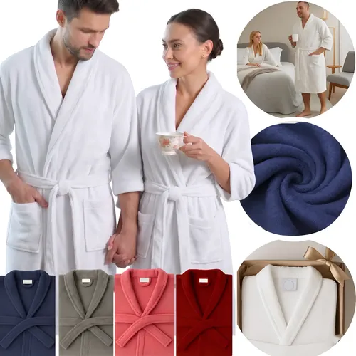 Roupão Adulto de Microfibra Feminino e Masculino
