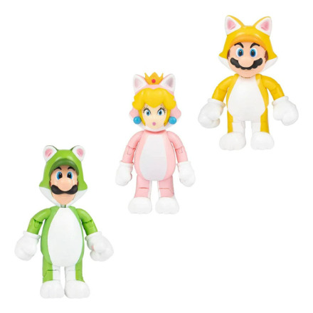 Juguete Pack 3 Figuras De Accion Super Mario World Infantil