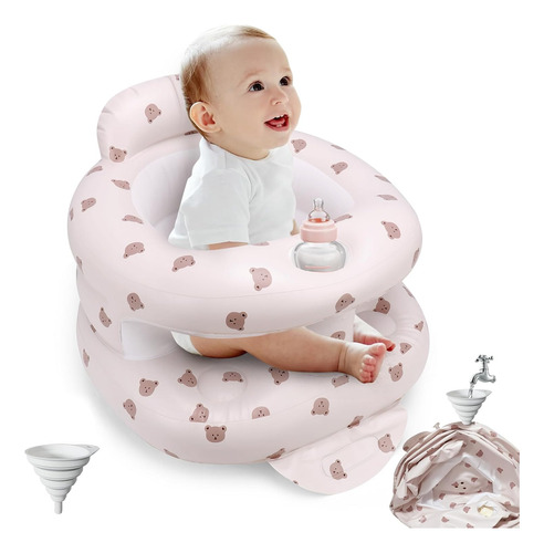 Asiento Inflable Para Bebés De 3 Meses En Adelante, Asiento