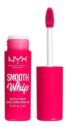 Labial Matte Cremoso Nyx Pm Smooth Whip Acabado Mate Color Pillow fight
