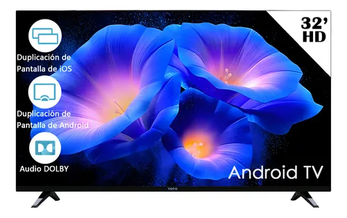 comprar Smart Tv Pantalla 32 Pulgadas Vopo Android Tv Dled Hd Dolby Vision Hdr Admite Duplicación De Pantalla Para Teléfonos Android E iOS