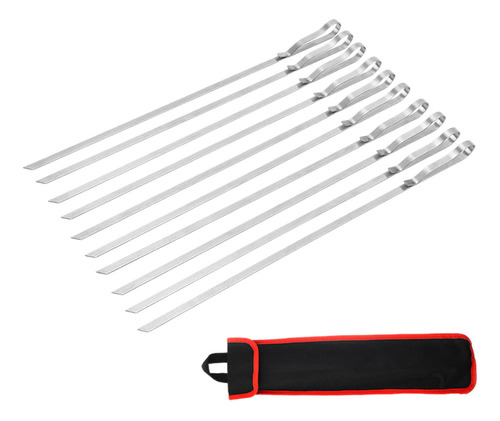 6x Kebab Vara Espetos De Churrasco Resistente Ao 10 Pcs