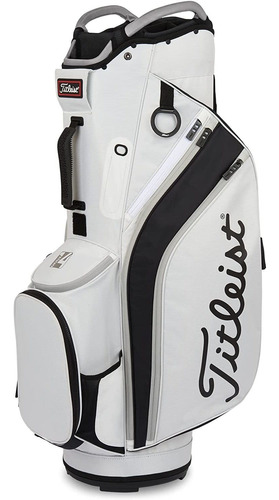 Bolsa De Golf Titleist Cart 14 Liviano Blanco Negro Gris