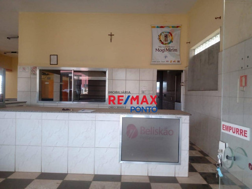 Salão Para Alugar, 150 M² Por R$ 5.000,00/mês - Santa Cruz - Mogi Mirim/sp - Sl0019
