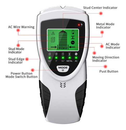 Novo Scanner De Parede Detector De Tubo Cano Pvc Água