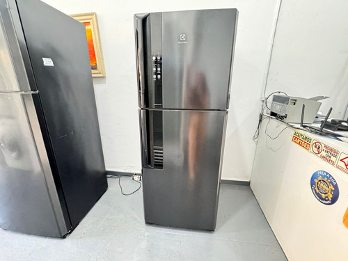 Geladeira Electrolux Preta Frost Free 431 Duplex If55b Usada