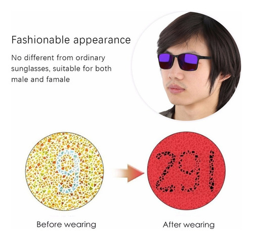 Lentes Para Corrigir Daltonismo Vermelho/verde