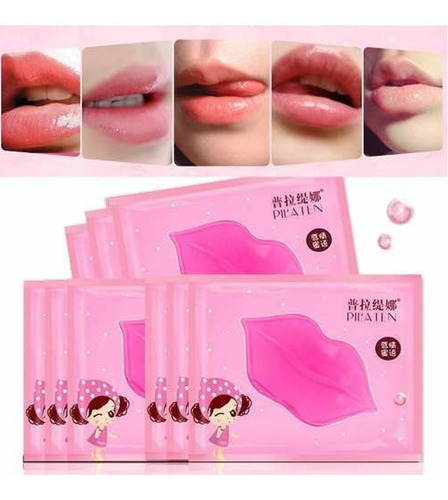 Imagen 5 de 10 de Set 30pz Parches Pilaten Colágeno Para Ojos Labios Full