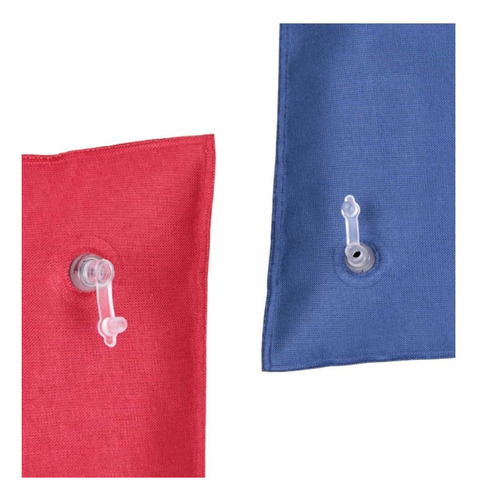 Cojín Inflable Válvula Con Tapa Rojo O Azul Coghlan's 8350