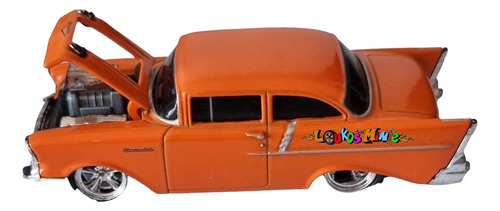 M2 Machines 1957 Chevrolet 150 Ground Pounder Laranja Loose