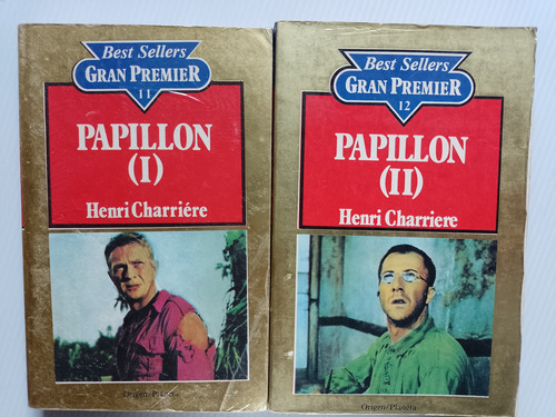 Papillón Vol 1 & 2 Henri Charriére 1985 Planeta Primera Edic (Usado)