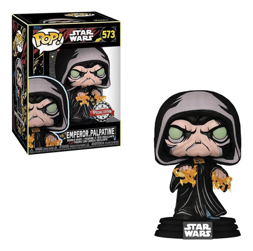 Funko Pop Star Wars Exclusive Emperor Palpatine 573 Novo