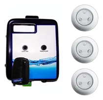 Comprar Kit 3 Refletores P\u002F Piscina 9w Rgb Em Abs 68mm C\u002F Comando