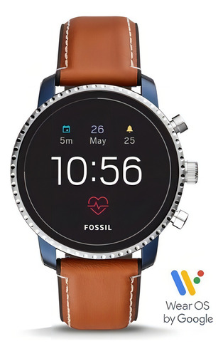 Relógio inteligente Fossil Explorist Hr Ftw4016 Gen 4