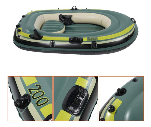 Serie De Botes Inflables, Kayak Inflable De Balsa Para 2 Per