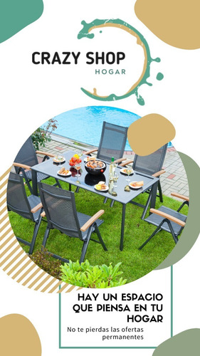 Imagen 4 de 5 de Mesa Ratona 76x49x43 Kai Italiana Jardín O Piscina Crazy