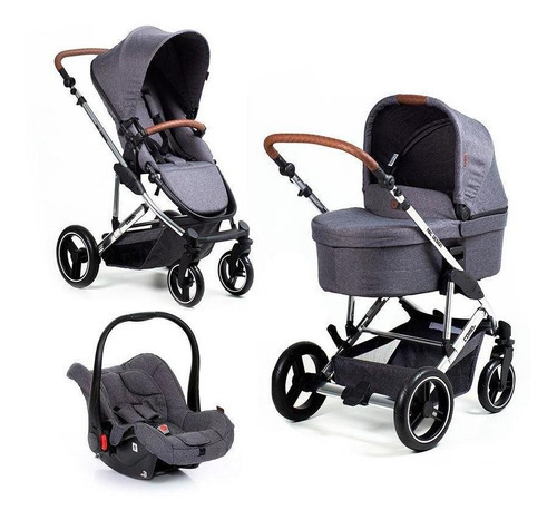 Travel System Como 4 Diamond - Carrinho+moisés - Abc Design