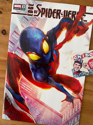 Comic - Edge Of Spider-man #3 Ivan Tao Variant Spider-boy