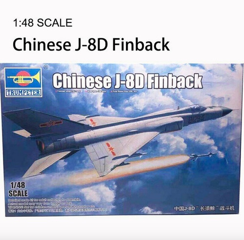 Avion Chinese J-8d Finbak Escala  1/48 Kit Armable