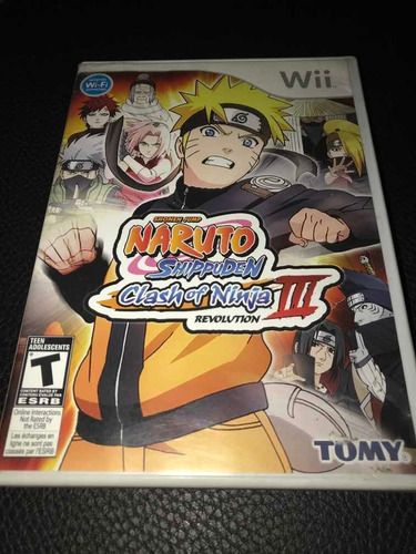 Videojuego Naruto Shippuden Clash Of Ninja 3 Nintendo Wii