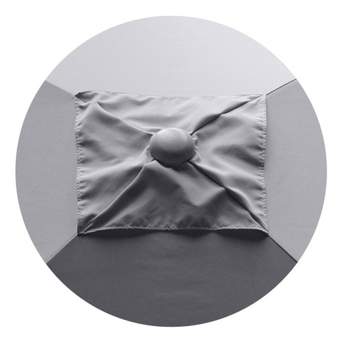 Sombrilla Cuadrada 2x2 Mts Center Pole Gris Durex Furniture