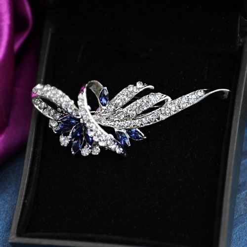 Broche De Cristal De Estilo Clásico Para Mujer,