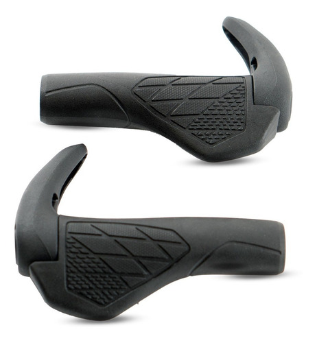 Manopla Ergonômica Bar End 142mm Emborrachada Preto Tsw