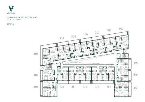 Imagen 26 de 30 de Departamento En Venta, 2 Ambientes En Ventura Al Río - Tigre Centro
