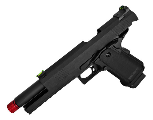 Pistola Airsoft Black Devil Hi-cap 5.1 1911 Rossi Green Gas