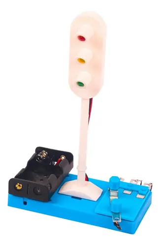 Juguete De Semáforo Educativo Para Niños – Modelo De Tráfico Con Luces De Colores Sin Batería Incluida