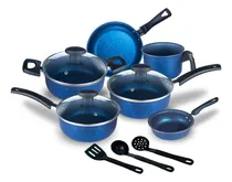 Comprar Jogo De Panelas Antiaderente 9 Peças Teflon Várias Cores