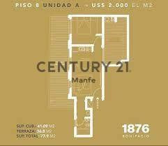 Imagen 11 de 12 de Venta Departamento 2 Ambientes Con Terraza Propia Entrega 02-2024