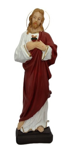 Estatua Sagrado Corazón De Jesús  - Pvc - 30 Cm