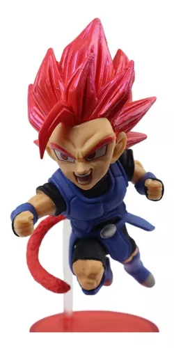 Banpresto Dragon Ball Legends Collab World Collectable Figure Vol 3 - 13  Super Saiyan God Shallot (red)