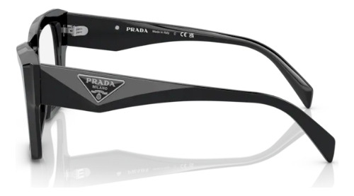 Óculos De Grau Prada Catwalk Black Pr 09zv A1b1o1 51 Cor Preto