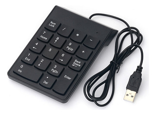 Teclado Numérico Usb Cable Delgado Mini Número Almohadilla D