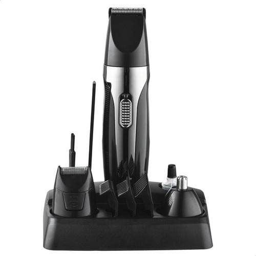 Imagen 1 de 6 de Máquina Cortar Pelo Recargable Afeitadora Barba Patillas