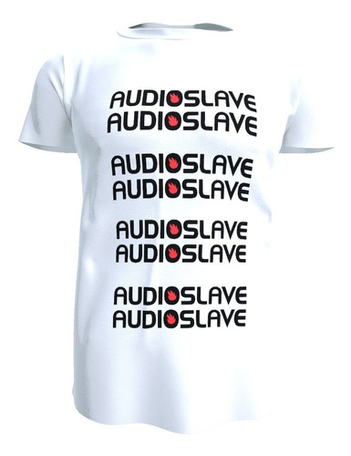 Polera Blanca Audioslave, Chris Cornell, 100% Algodón