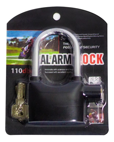 Candado Alarma 110 Db Alarma Lock Para Motos Bicicletas