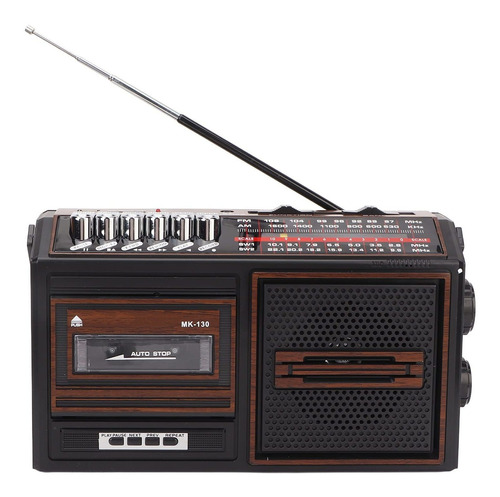 Reproductor Casete Retro Estilo Clasico Año 80 Radio Am Sw